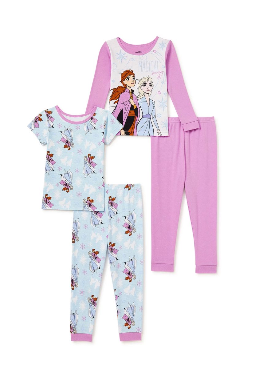 Pajama Set, 4-Piece for $10  At walmart 