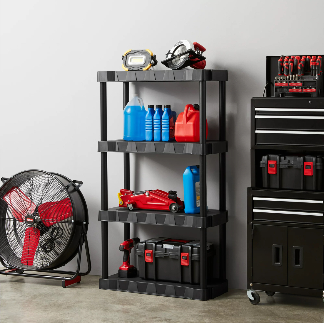 Garage Shelves, for $28 at walmart 