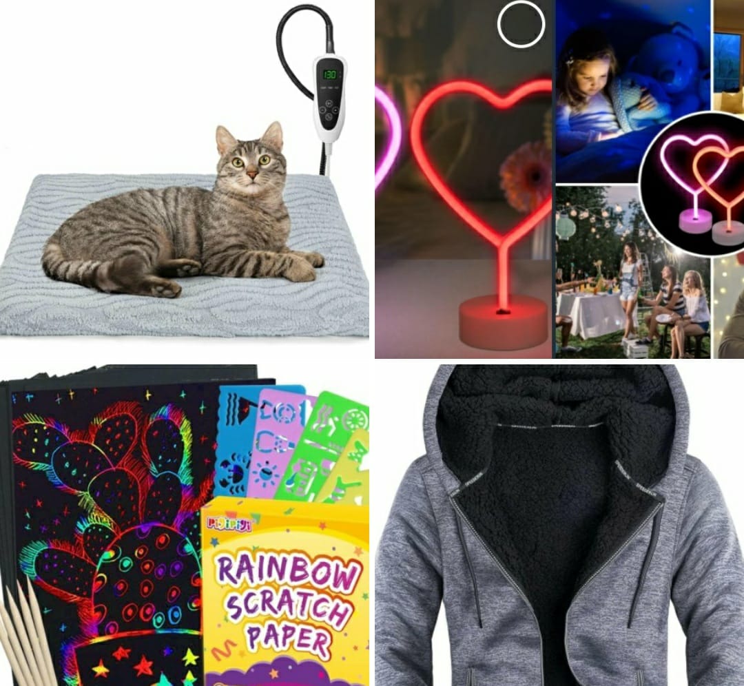 Hoodies for Men, Magic Rainbow Scratch Paper, 2 Pack Heart Neon Signs,heated bed for pets