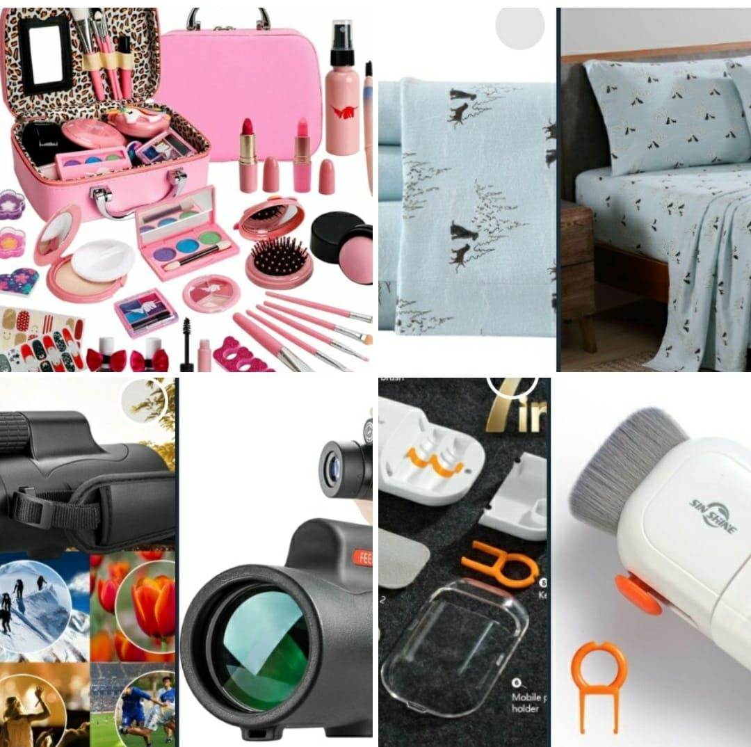 Keyboard Cleaner,Telescope,Queen Sheets, Kids Washable Makeup Toy